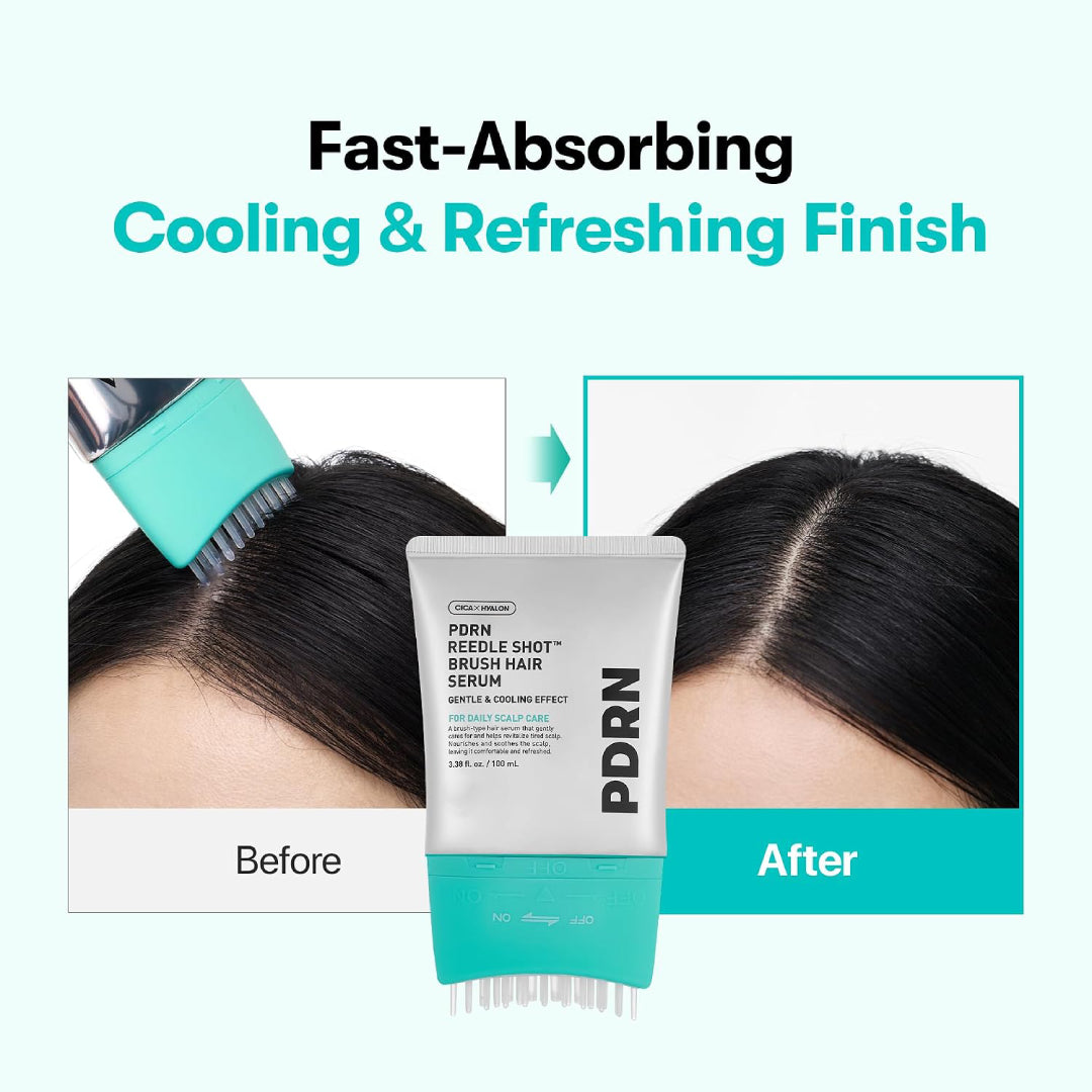 PDRN Reedle Shot Brush Hair Serum